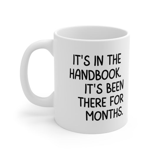It's in the handbook